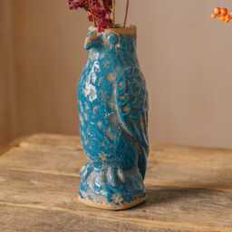 Graham and Green Set of Two Blue Parrot Vases - thumbnail 3