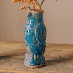Graham and Green Set of Two Blue Parrot Vases - thumbnail 4