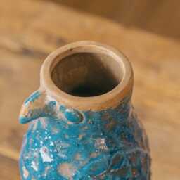 Graham and Green Set of Two Blue Parrot Vases - thumbnail 5