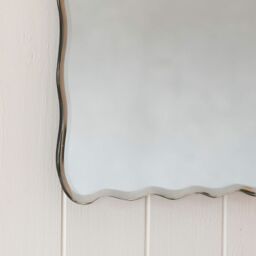 Graham and Green Durley Scalloped Rectangular Wall Mirror - thumbnail 2