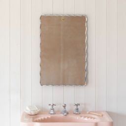 Graham and Green Durley Scalloped Rectangular Wall Mirror - thumbnail 4