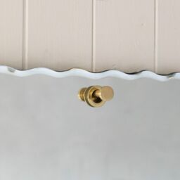 Graham and Green Durley Scalloped Rectangular Wall Mirror - thumbnail 3