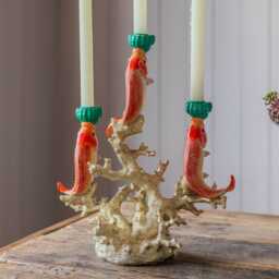 Graham and Green Goldfish on Coral Candelabra - thumbnail 3
