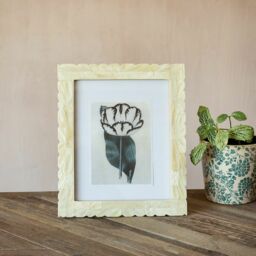 Graham and Green Large Floral Carved Photo Frame - thumbnail 2