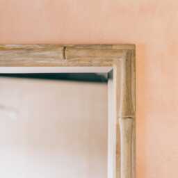 Graham and Green Natural Bamboo Large Wall Mirror - thumbnail 3