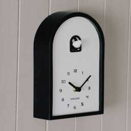 Graham and Green Black Curved Cuckoo Clock