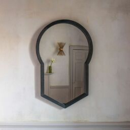 Graham and Green Adrianus Black Wall Mirror - thumbnail 1