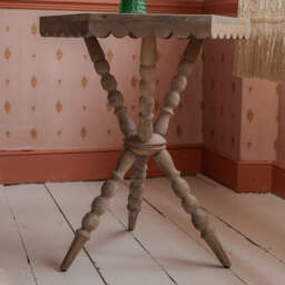 Graham and Green Hexagonal Natural Side Table - thumbnail 4