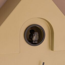 Metallic Gold Cuckoo Clock - thumbnail 2