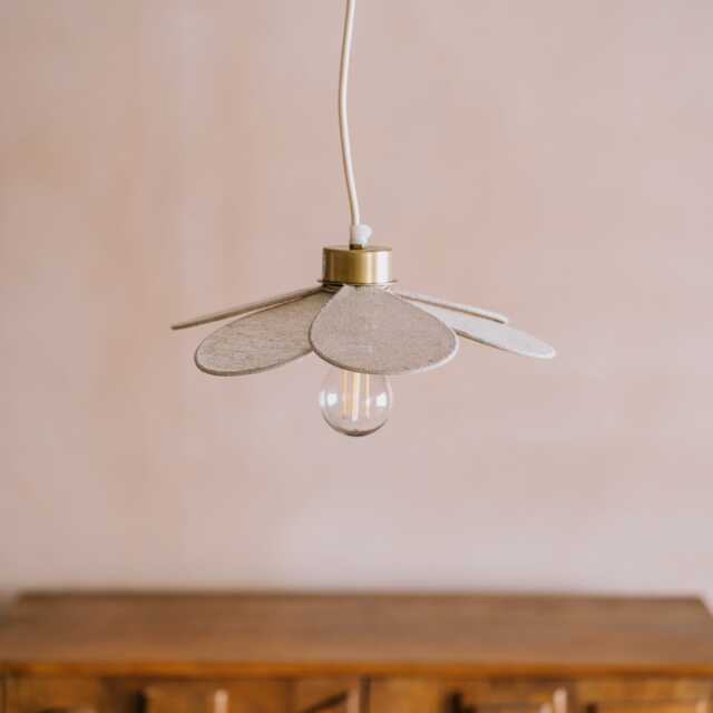Graham and Green Winged Fabric Ceiling Light - image 1