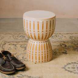 Graham and Green Jessa Ceramic Side Table - thumbnail 1