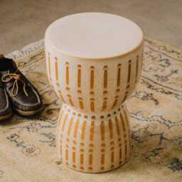 Graham and Green Jessa Ceramic Side Table - thumbnail 2