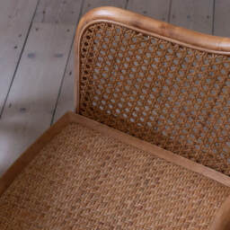 Graham and Green Lucien Wicker Office Chair - thumbnail 3