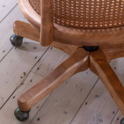 Graham and Green Lucien Wicker Office Chair - thumbnail 5