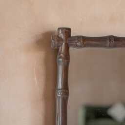 Graham and Green Hazel Bamboo Wall Mirror - thumbnail 2