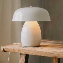Graham and Green Taupe Porcini Mushroom Table Lamp