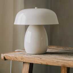 Graham and Green Taupe Porcini Mushroom Table Lamp - thumbnail 2