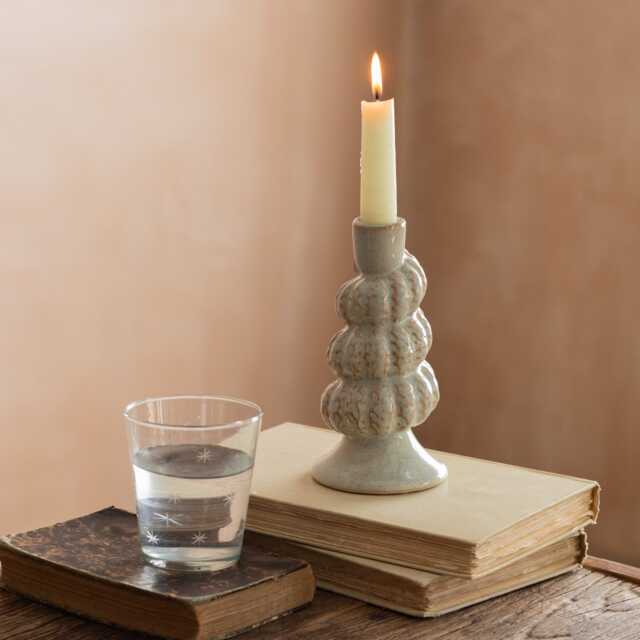 Graham and Green Tall Twisted Shell Candle Holder - image 1
