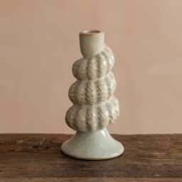 Graham and Green Tall Twisted Shell Candle Holder - thumbnail 2