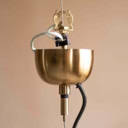 Graham and Green Adara Peach Beaded Pendant Light - thumbnail 4