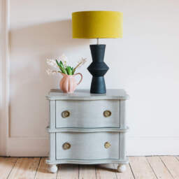 Graham and Green Oyster Two Drawer Bedside Table - thumbnail 2