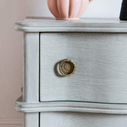 Graham and Green Oyster Two Drawer Bedside Table - thumbnail 4