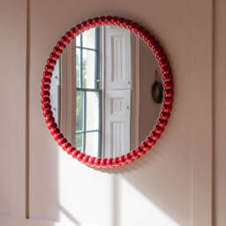 Graham and Green Freya Red Wall Mirror - thumbnail 2