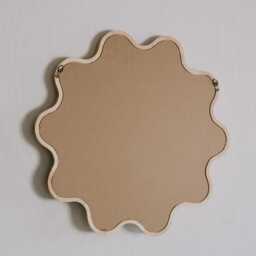 Graham and Green Wavy Rubberwood Wall Mirror - thumbnail 3