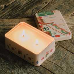 Christmas Staircase Candle in a Tin - thumbnail 2