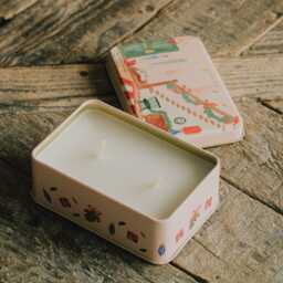 Christmas Staircase Candle in a Tin - thumbnail 3