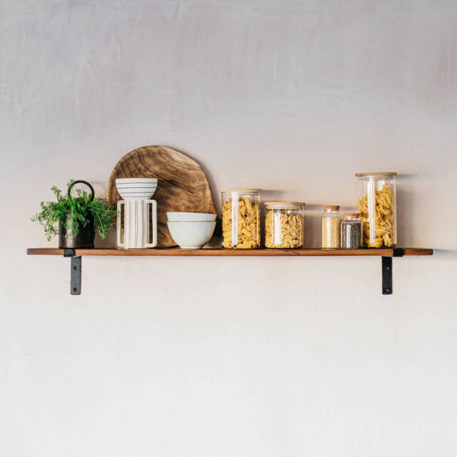 Graham and Green Recycled Wood Shelf 120cm - image 1