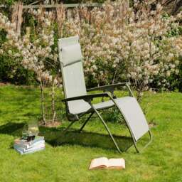 Graham and Green Moss Green Reclining Garden Chair - thumbnail 2