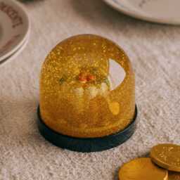 Graham and Green Christmas Pudding Snow Globe - thumbnail 3