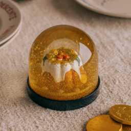 Graham and Green Christmas Pudding Snow Globe - thumbnail 2