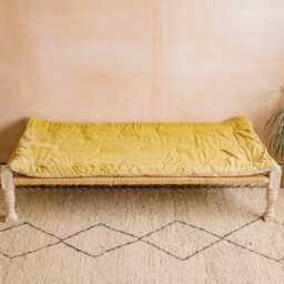 Graham and Green Amelia Hand-Block Printed Day Bed Mattress - thumbnail 6