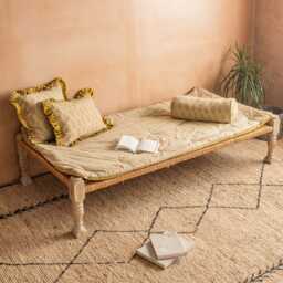 Graham and Green Amelia Hand-Block Printed Day Bed Mattress