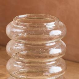 Graham and Green Ringed Speckled Glass Vase - thumbnail 4