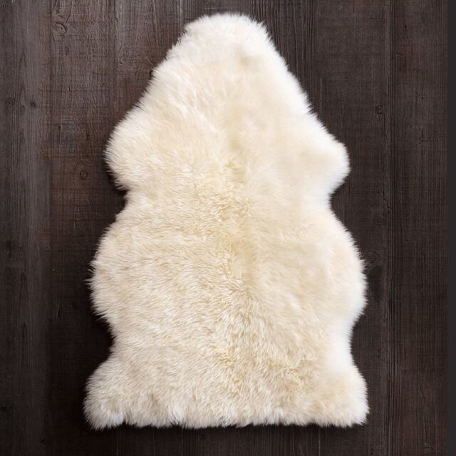 Graham and Green Ivory Single Sheepskin