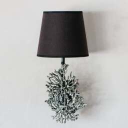 Graham and Green Antique Nickel Coral Wall Light