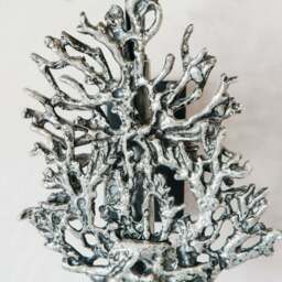Graham and Green Antique Nickel Coral Wall Light - thumbnail 3