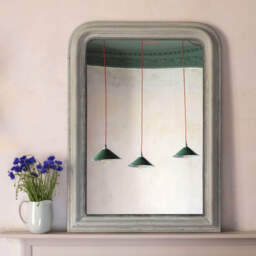 Graham and Green Charlie Small Grey Beaded Mirror - thumbnail 5