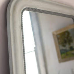Graham and Green Charlie Small Grey Beaded Mirror - thumbnail 3