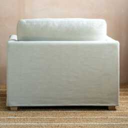 Graham and Green Maribel Oat Linen Armchair - thumbnail 6
