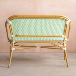 Graham and Green Bistro Two Seater Bench - thumbnail 6