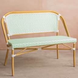 Graham and Green Bistro Two Seater Bench - thumbnail 3