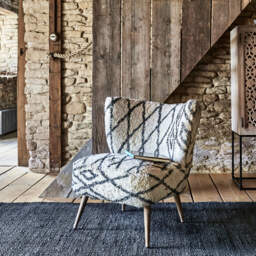 Graham and Green Mina Printed Chair - thumbnail 1