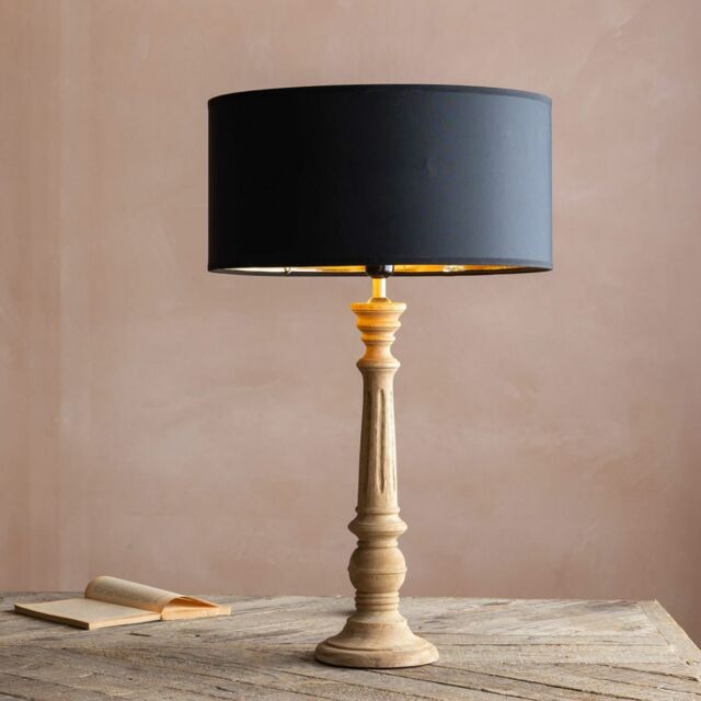 Graham and Green Morley Wooden Table Lamp - image 1