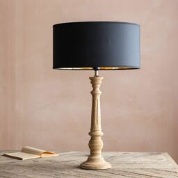 Graham and Green Morley Wooden Table Lamp - thumbnail 2