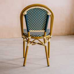 Graham and Green Meze Navy Blue Bistro Chair - thumbnail 5