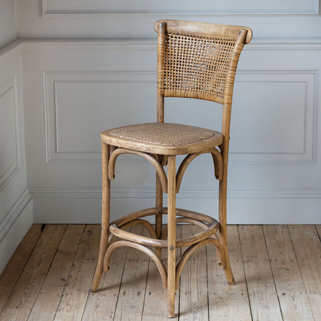Graham and Green Rattan Kitchen Stool - image 1